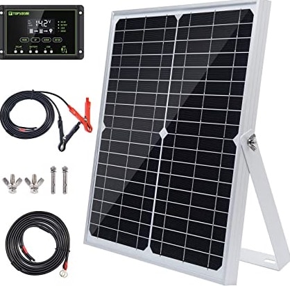 topsolar 20w 12v solar panel kit